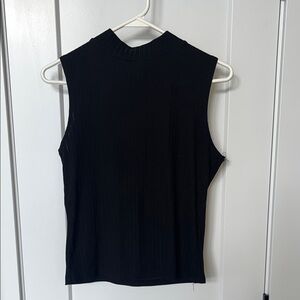 Black Sleeveless Women's Top